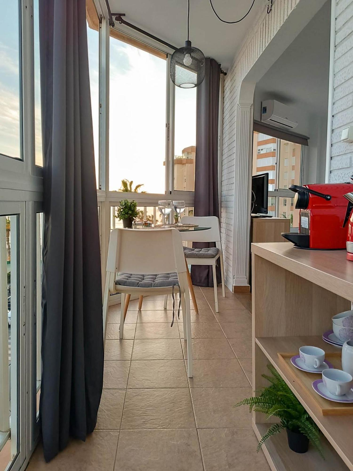 Ruselo 308. Loft En Paseo Maritimo De Torrox Costa Daire Dış mekan fotoğraf